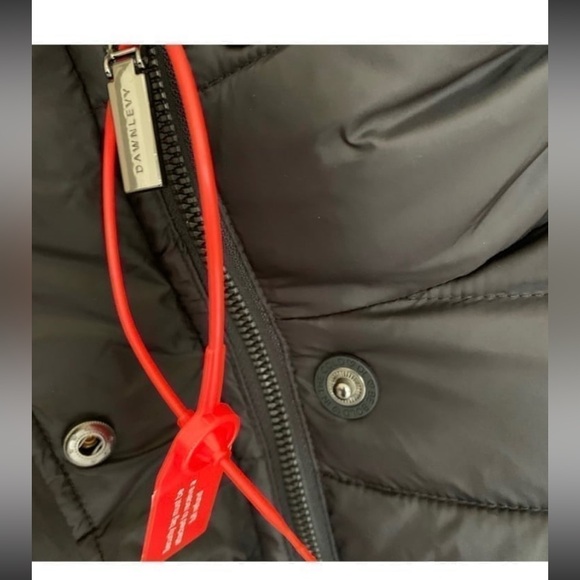 New DAWN LEVY Miki Down Feather Puffer Jacket in Black Size XS - Picture 8 of 12